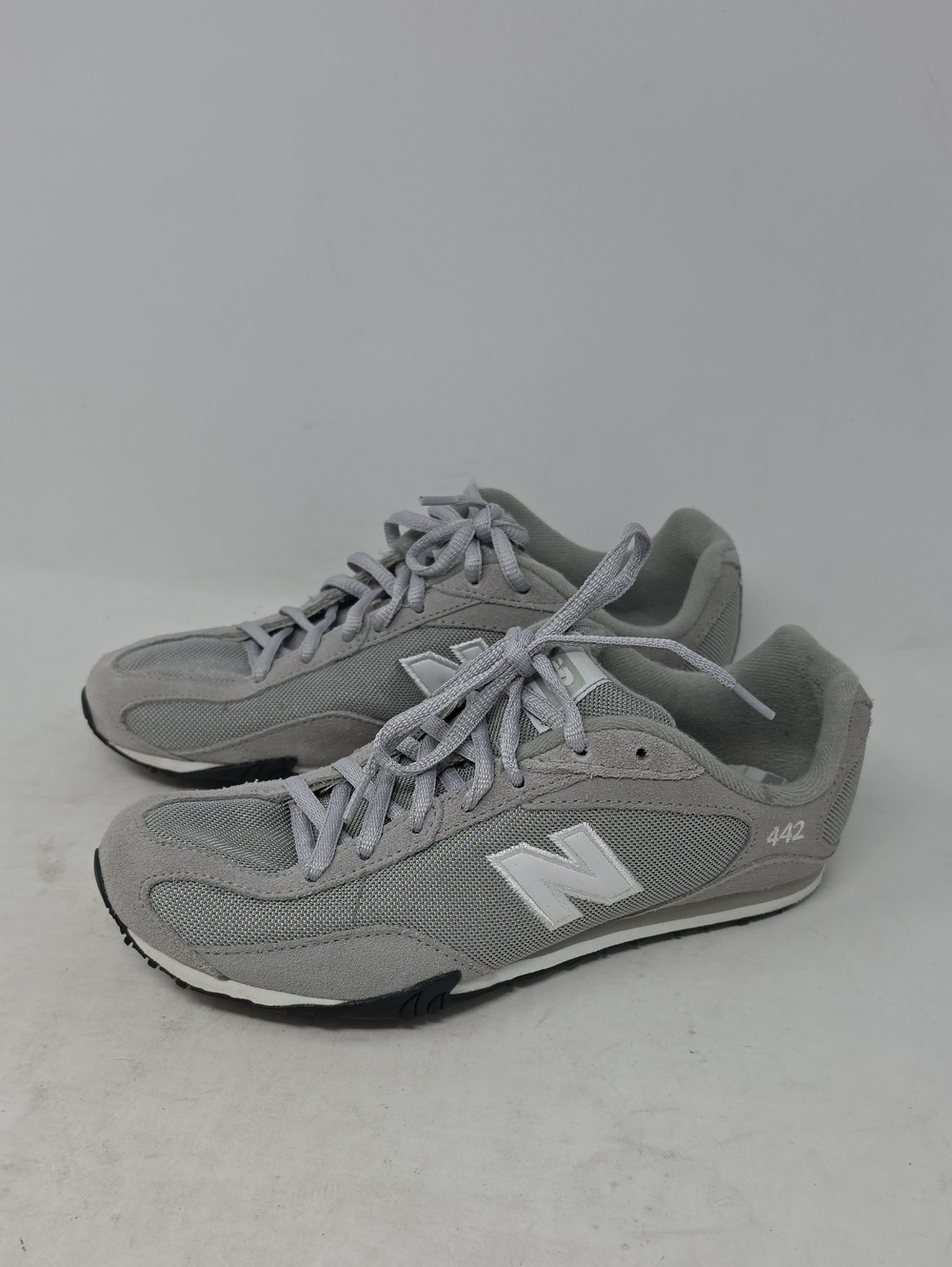 New Balance 442 Grey Mesh & Suede Casual Sneakers Women's Size 7